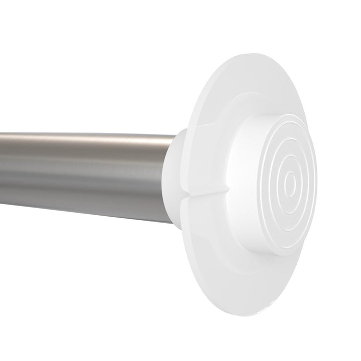 60 Second Silver Extendable Tension Curtain Pole - Ideal