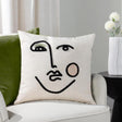 Cleo Linear Woven Cushion Cover 18" x 18" - Green