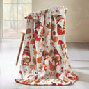 Woodland Gonks Throw 130cm x 170cm by Catherine Lansfield