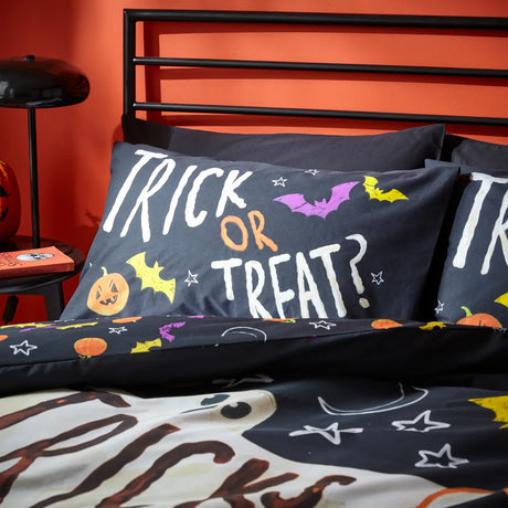 Catherine Lansfield Trick Or Treat Halloween Duvet Cover Set 3