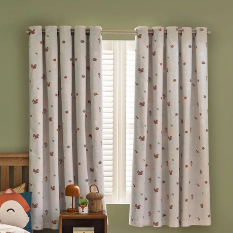 Fox and Woodland Friends Eyelet Curtains by Catherine Lansfield