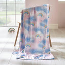 Candy Unicorn Throw 130cm x 170cm by Catherine Lansfield