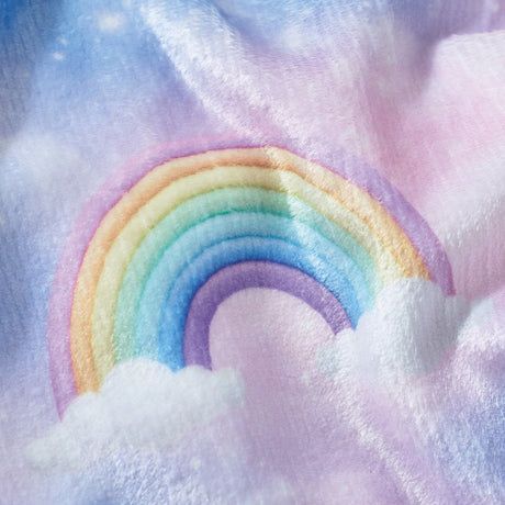 Catherine Lansfield Candy Unicorn Cosy Throw 130cm x 170cm - Pink - Candy Unicorn Throw