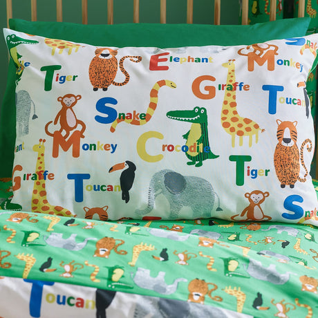 Catherine Lansfield Animal Magic Duvet Cover Set - Natural - Animal Magic Duvet Set