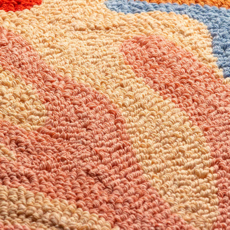 Corals Knitted Cushion Cover 18" x 18" (45cm x 45cm) by furn.