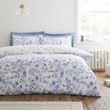 Bianca Thea Floral 200 Thread Count Cotton Reversible Duvet Cover Set
