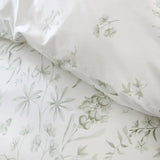 Bianca Thea Floral 200 Thread Count Cotton Reversible Duvet Cover Set - Green image 11