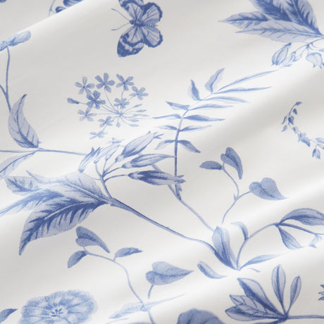 Bianca Fine Linens Thea Floral Duvet Cover Set - Thea Floral Blue Duvet Set