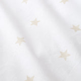 Bianca Fine Linens Mini Star & Stripes 25cm Deep Fitted Sheet - Mini Stars And Stripes Fitted Sheet Natural