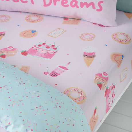 Catherine Lansfield Sweet Treats 25cm Deep Fitted Sheet