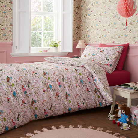 Belle & Boo Fairytale Duvet Cover Set - Pink - Fairytale Duvet Set
