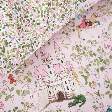 Belle & Boo Fairytale Duvet Cover Set - Pink - Fairytale Duvet Set