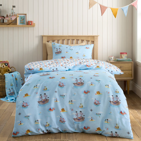 Belle & Boo Pirate Duvet Cover Set - Blue