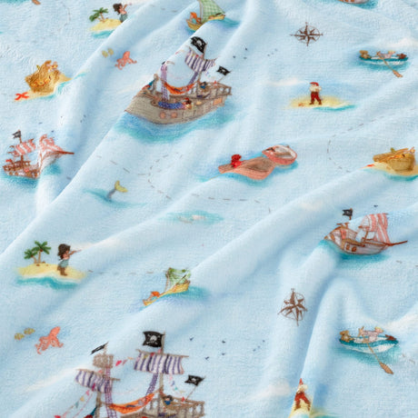 Belle & Boo Pirate Throw - Blue - Pirates Throw