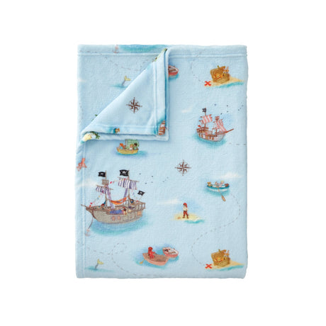 Belle & Boo Pirate Throw - Blue - Pirates Throw
