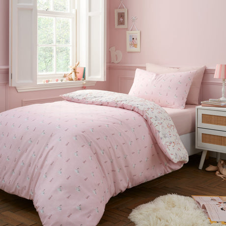Belle & Boo Ballerina Duvet Cover Set - Pink - Ballerina Duvet Set