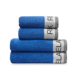 Catherine Lansfield Relax And Unwind Black 400 GSM Cotton Towel - Cobalt Blue - Relax And Unwind Cobalt Blue (Towel Bale)