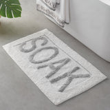 Catherine Lansfield Soak 1600 GSM White Bath Mat 50x80cm - Soak Bath Mat