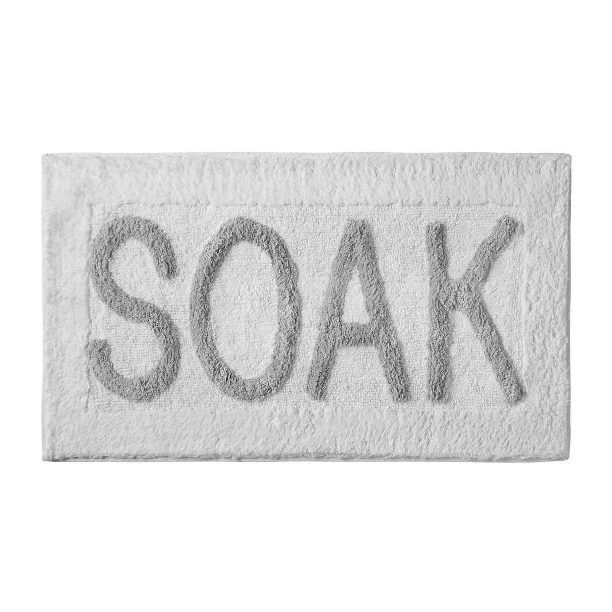 Catherine Lansfield Soak 1600 GSM White Bath Mat 50x80cm - Soak Bath Mat