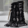 Catherine Lansfield Enchanted Witchcraft Throw - Black