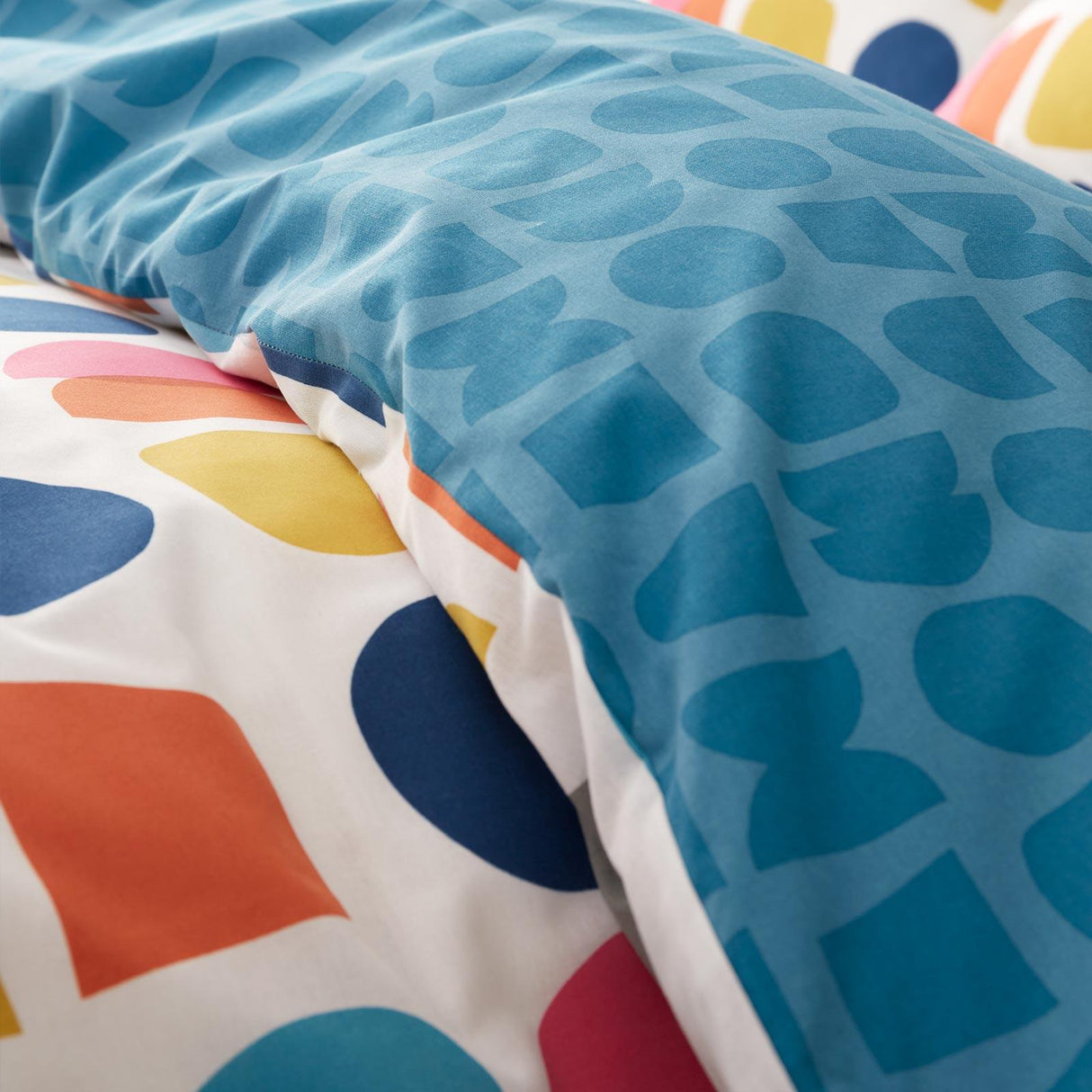 Catherine Lansfield Connect Geo Geometric Duvet Cover Set 4