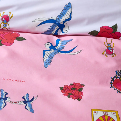 Mon Coeur Duvet Cover by Their Nibs