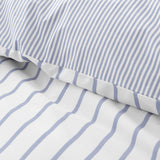 Bianca Fine Linens Hampton Stripe Duvet Cover Set - Hampton Stripe Blue Duvet Set