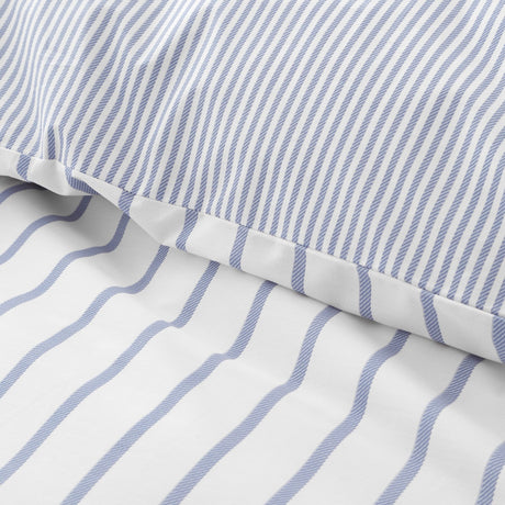Bianca Fine Linens Hampton Stripe Duvet Cover Set - Hampton Stripe Blue Duvet Set