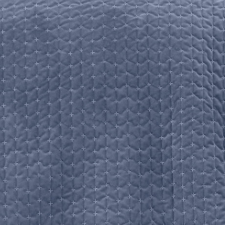 Bianca Fine Linens Attica Velvet Bedspread - Attica Velvet Blue Bedspread