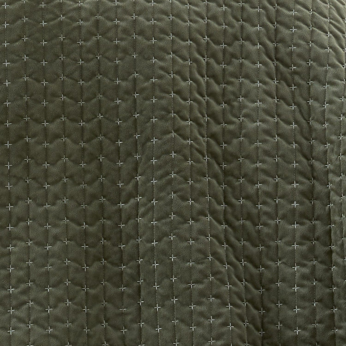 Bianca Fine Linens Attica Velvet Bedspread - Attica Velvet Green Bedspread