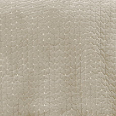 Bianca Fine Linens Attica Velvet Bedspread - Attica Velvet Natural Bedspread