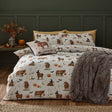 Catherine Lansfield Halloween Highland Cow Duvet Cover Set - Natural