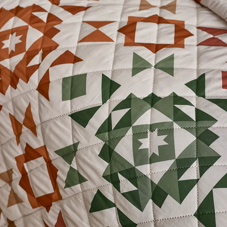Autumn Patchwork Bedspread 220cm x 230cm by Catherine Lansfield