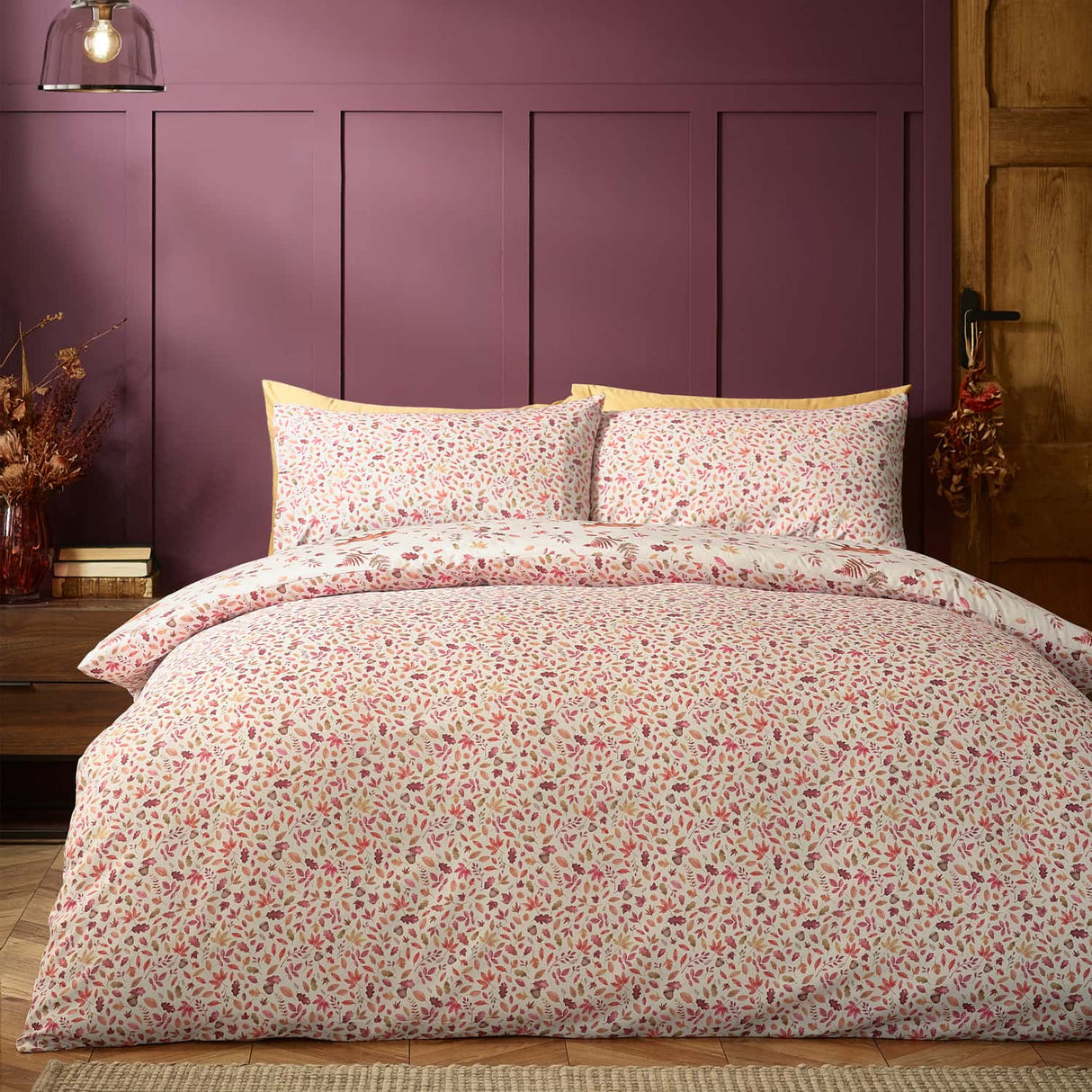 Catherine Lansfield Woodland Fox Duvet Cover Set - Natural - Woodland Fox Duvet Set