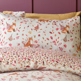 Catherine Lansfield Woodland Fox Duvet Cover Set - Natural - Woodland Fox Duvet Set