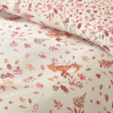 Catherine Lansfield Woodland Fox Duvet Cover Set - Natural - Woodland Fox Duvet Set