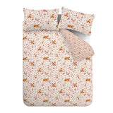 Catherine Lansfield Woodland Fox Duvet Cover Set - Natural - Woodland Fox Duvet Set