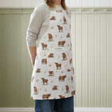 Catherine Lansfield Angus Highland Cow Cotton Apron