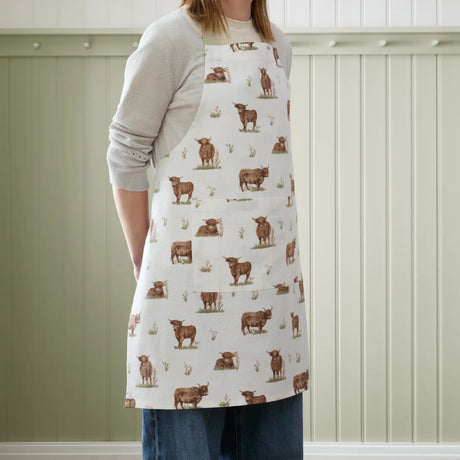 Angus Highland Cow Kitchen Textiles Collection by Catherine Lansfield