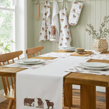 Catherine Lansfield Angus Highland Cow Placemat 4 Pack - Angus Highland Cow Placemats