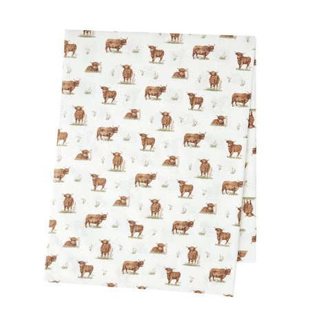 Catherine Lansfield Angus Highland Cow Tablecloth - Angus Highland Cow Table Cloth