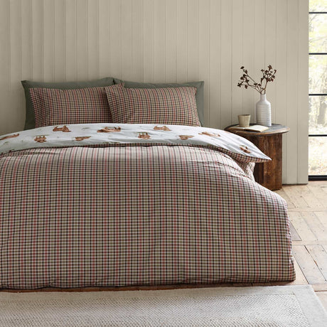 Catherine Lansfield Angus Highland Cow Duvet Cover Set - Natural - Angus The Highland Cow Duvet Set