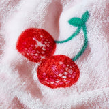 Catherine Lansfield Disco Cherries Cosy Throw 200cm x 240cm - Pink - Disco Cherries Throw