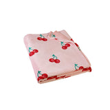 Catherine Lansfield Disco Cherries Cosy Throw 200cm x 240cm - Pink - Disco Cherries Throw