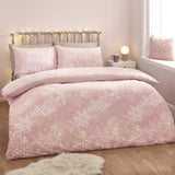 Baby It's Cold Outside Duvet Cover by Catherine Lansfield - Pink - Baby Its Cold Outside Duvet Set