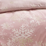 Baby It's Cold Outside Duvet Cover by Catherine Lansfield - Pink - Baby Its Cold Outside Duvet Set