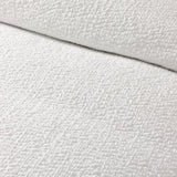 Catherine Lansfield Crinkle Seersucker Blue Duvet Cover Set - White image 2