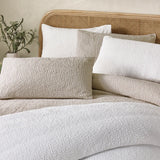 Catherine Lansfield Crinkle Seersucker Blue Duvet Cover Set - Natural image 4