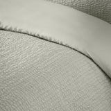 Catherine Lansfield Crinkle Seersucker Duvet Cover Set - Crinkle Seersucker Green Duvet Set