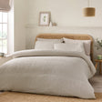 Catherine Lansfield Crinkle Seersucker Duvet Cover Set
